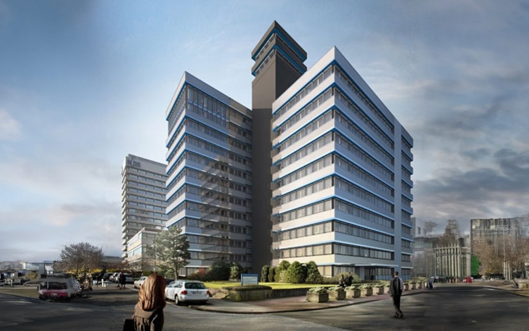 Fassadenerneuerung Bürohochhaus NDR